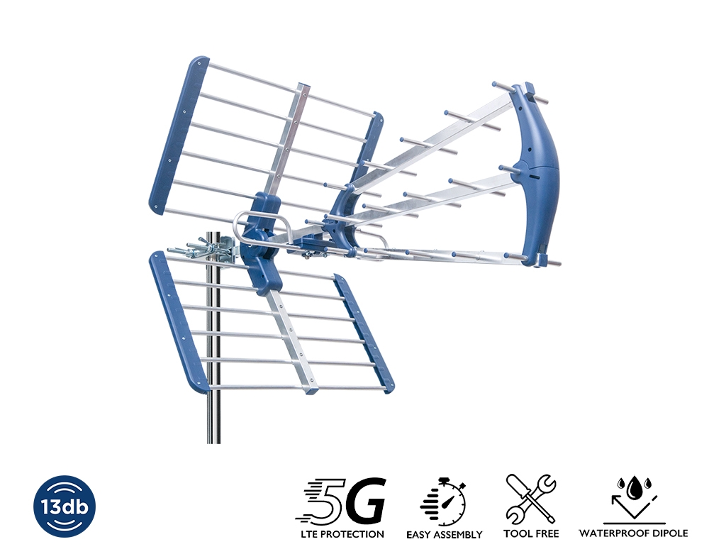 Antenna tv Emme Esse OPTICA 29OPTSG direttiva Filtro 5G Bianca